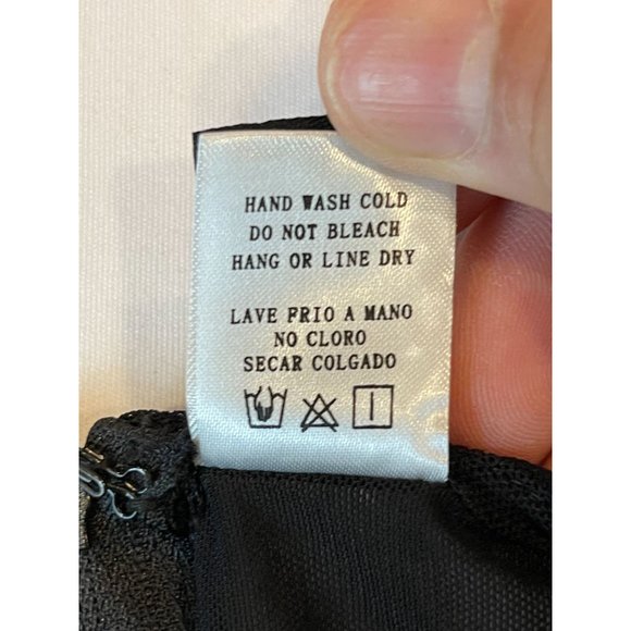 Windsor Women Ruched Bodycon Mini Dress Puffy Shoulders Design Nylon Black Small - Picture 11 of 11